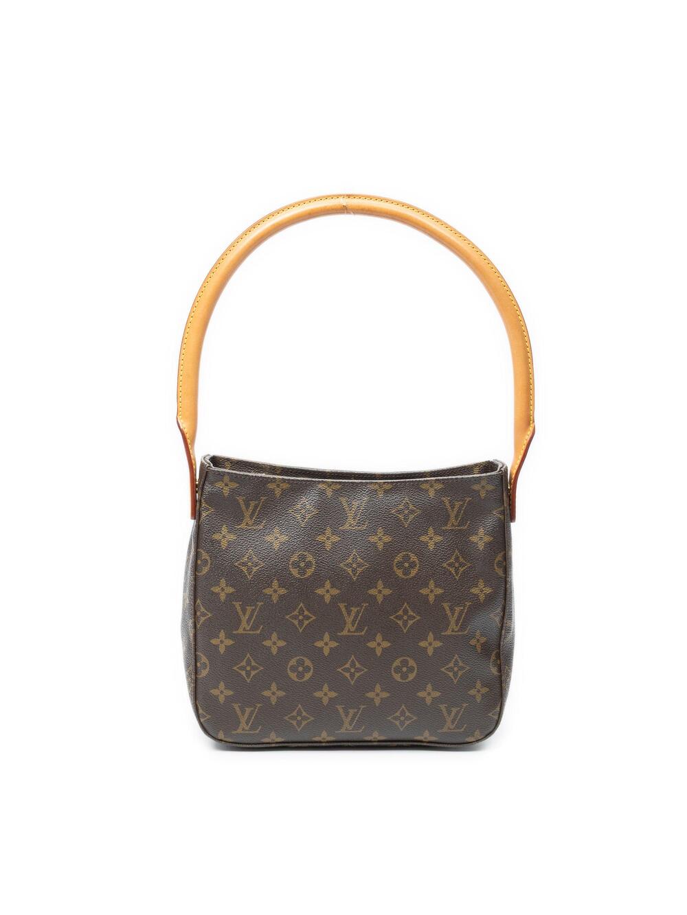 Louis Vuitton Looping Handbag Canvas Mm #376669L11B